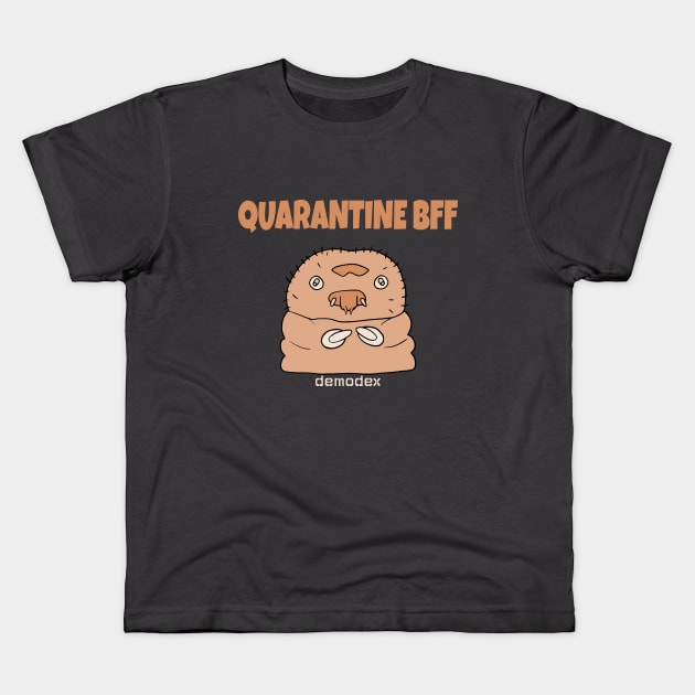 Funny quarantine BFF face bug Kids T-Shirt by The Green Path